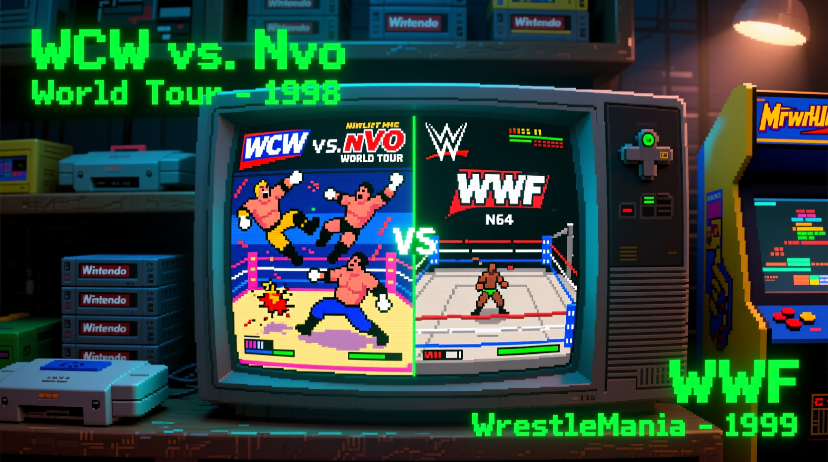wcw vs nwo world tour on n64 was the gameplay really that different or is it just nostalgia