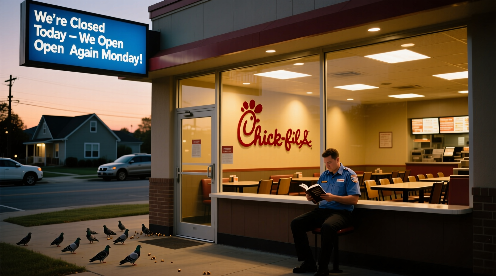 why is chick fil a not open on sundays