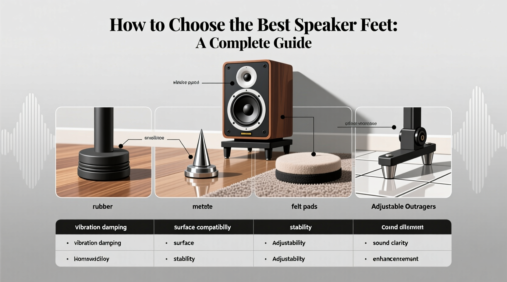 speaker feet