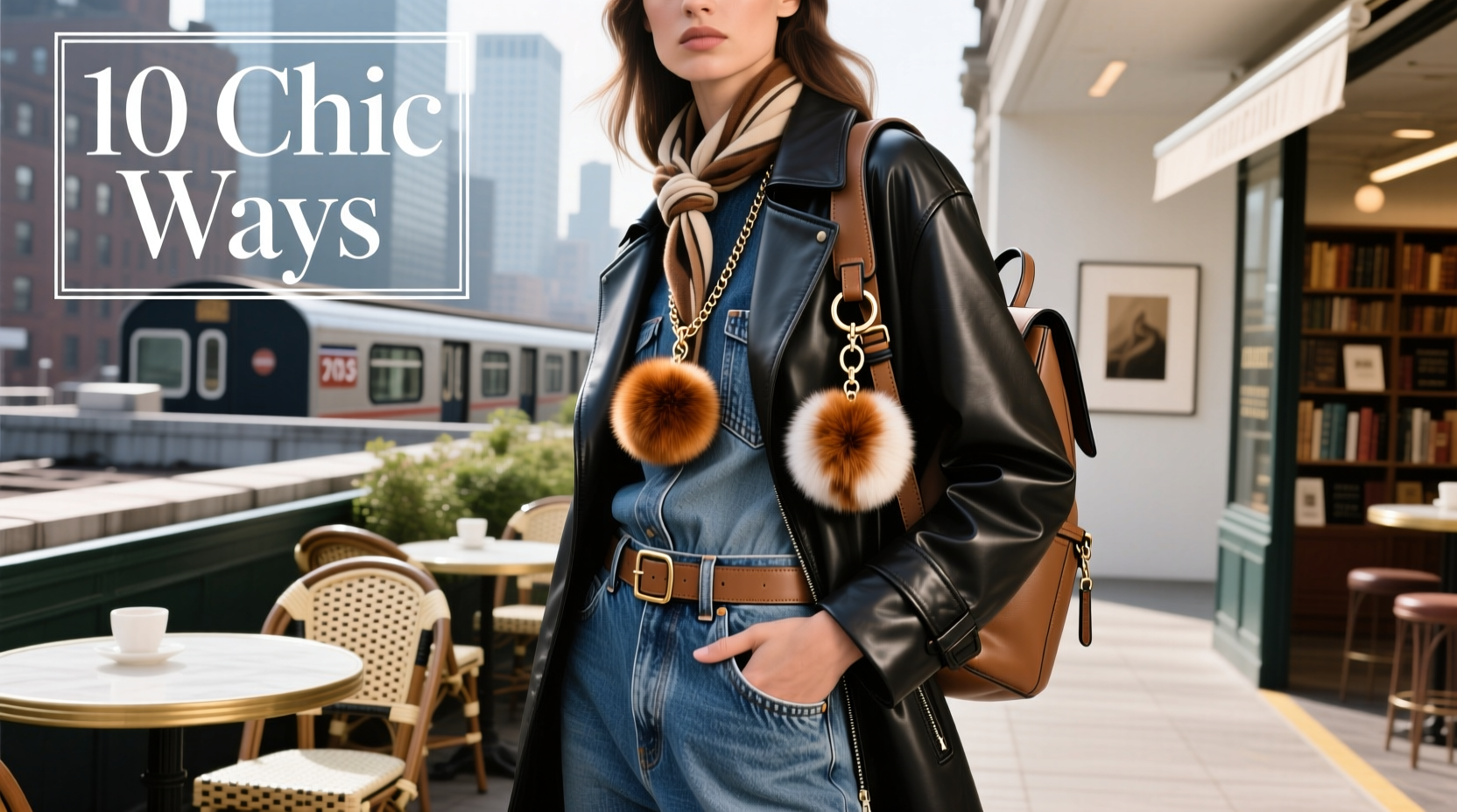 10 chic and practical ways to style your fox fur ball keychain for every outfit
