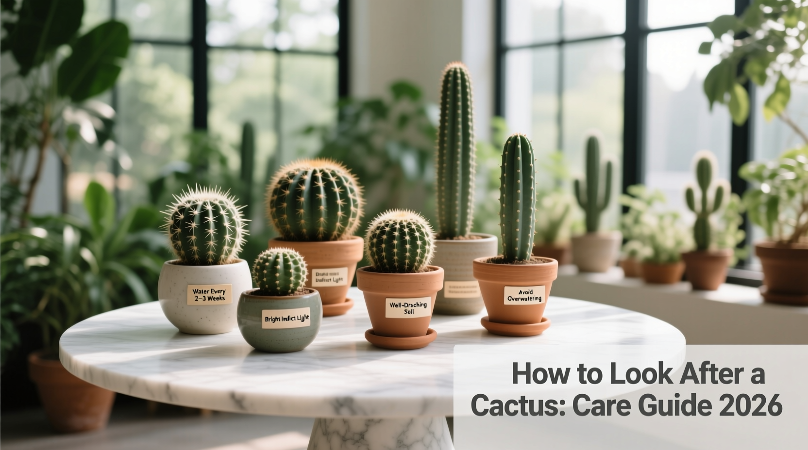 how to look after a cactus