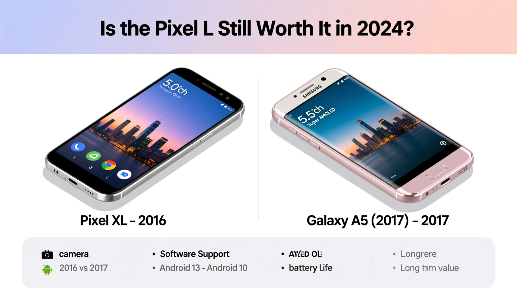 pixel xl vs galaxy a5 2017 is the pixel still worth it in current year