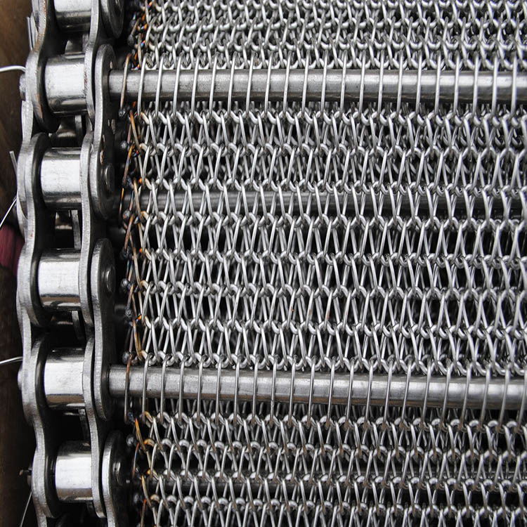 High Temperature Stainless Steel Enrober Wire Belt Mesh For Eggs Conveyor