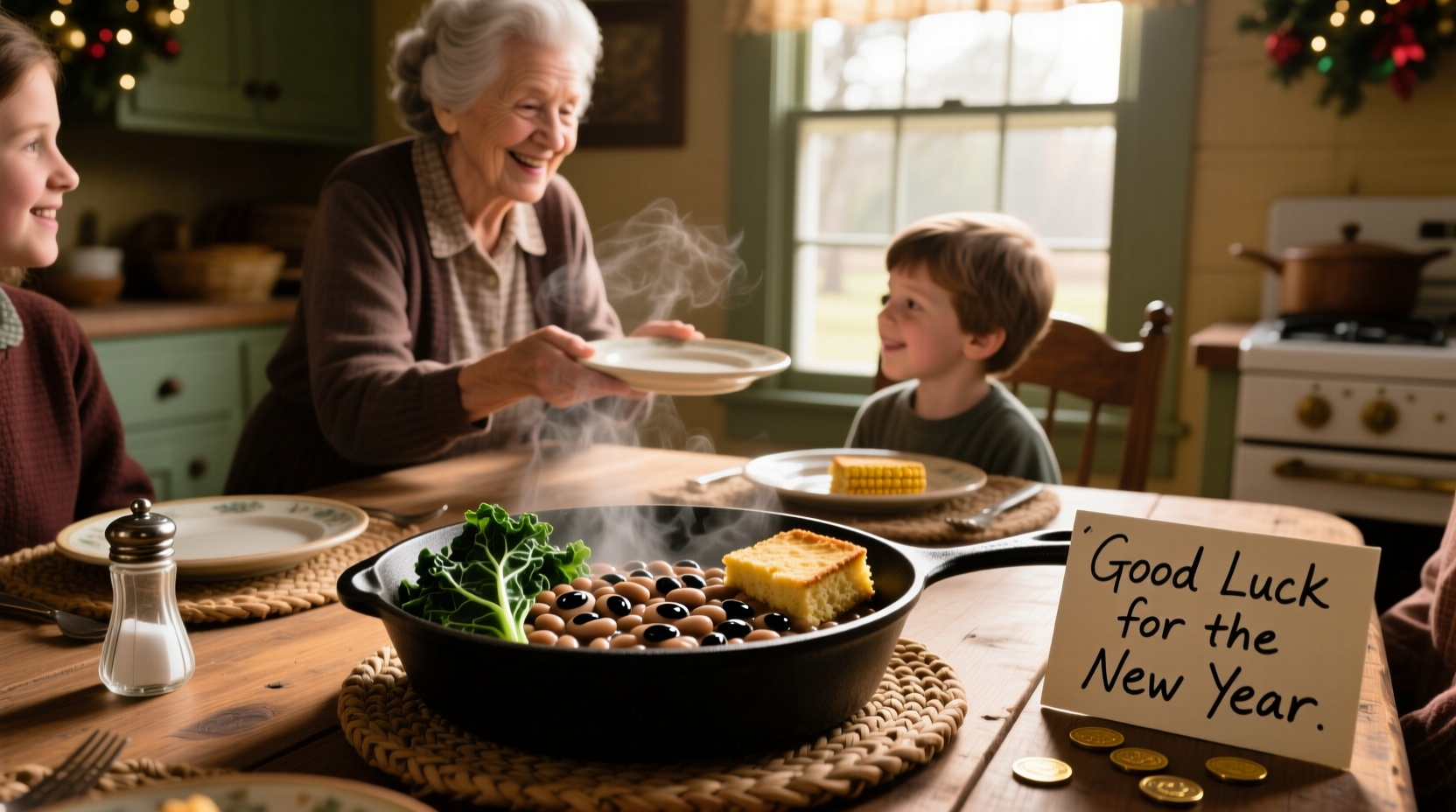 why do people eat black eyed peas on new year