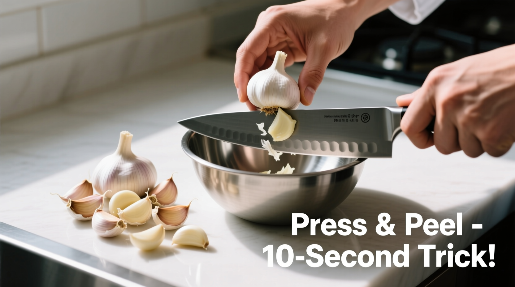 how to quickly peel garlic