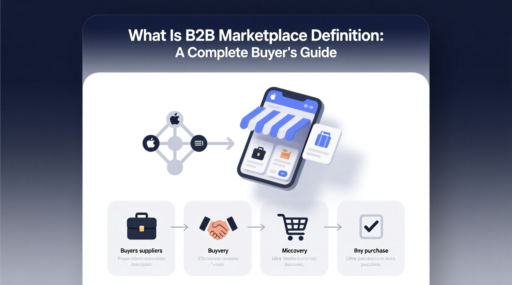 what is b2b marketplace definition