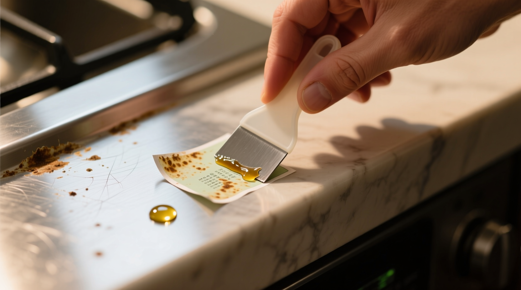 how to remove stickers from metal