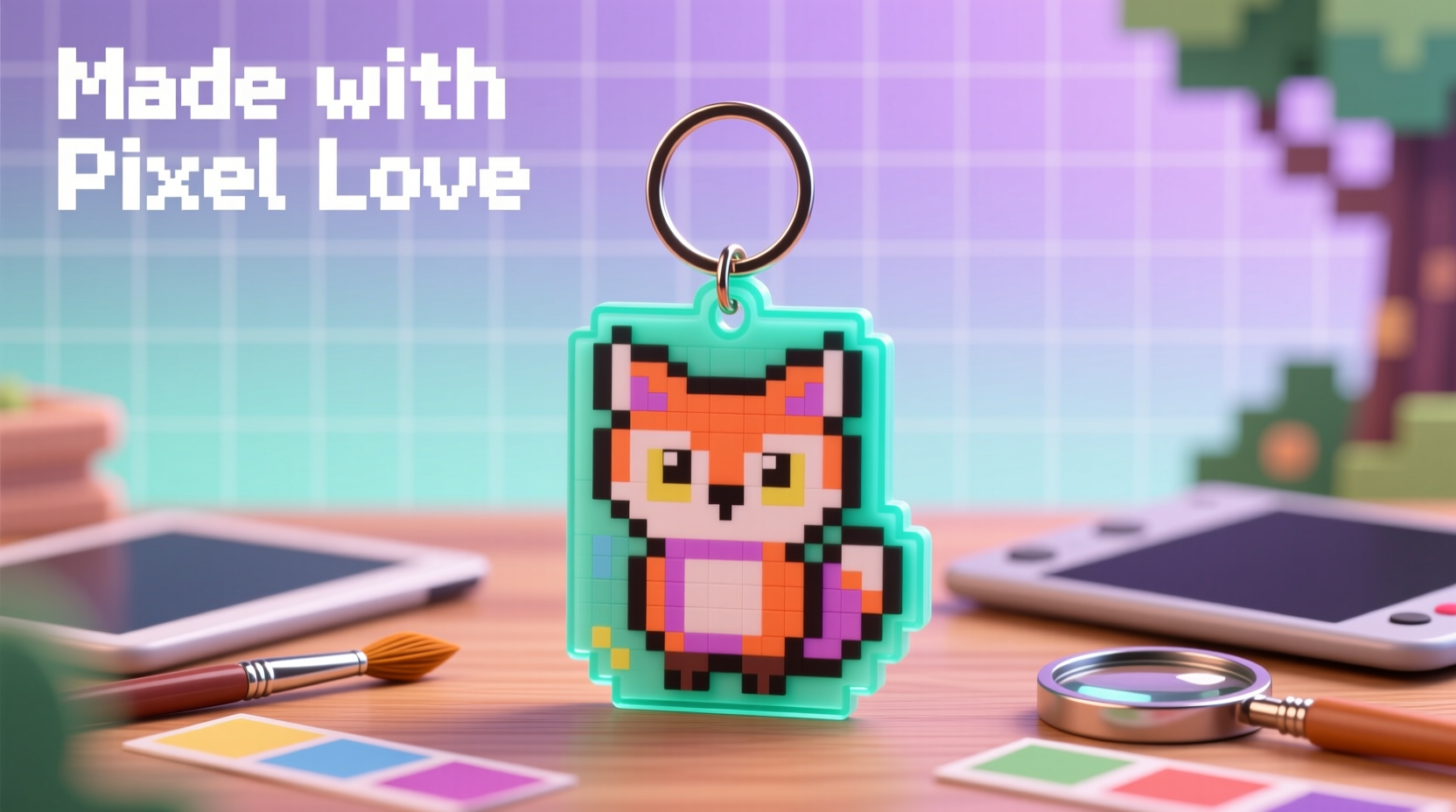 creative guide step by step tips to craft your own pixel art keychain at home