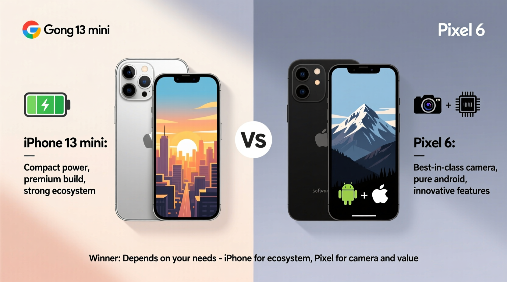 is the iphone 13 mini still worth it or is the pixel 6 the better deal