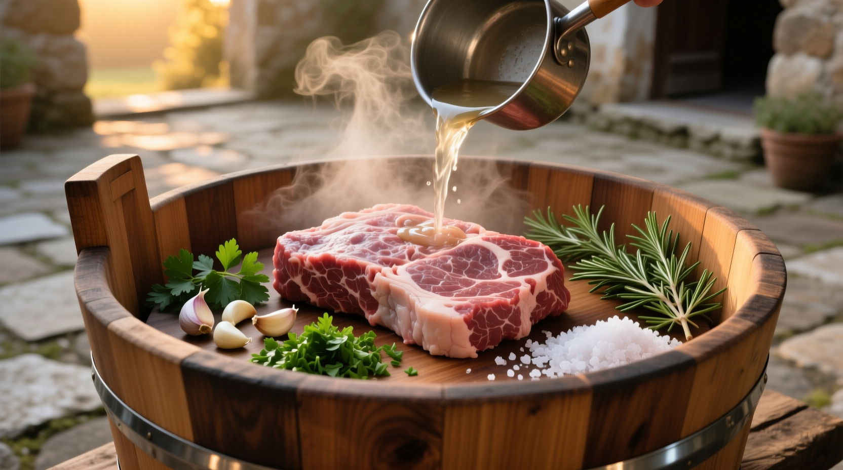 hot tub meat before grinding for the safest diy burge