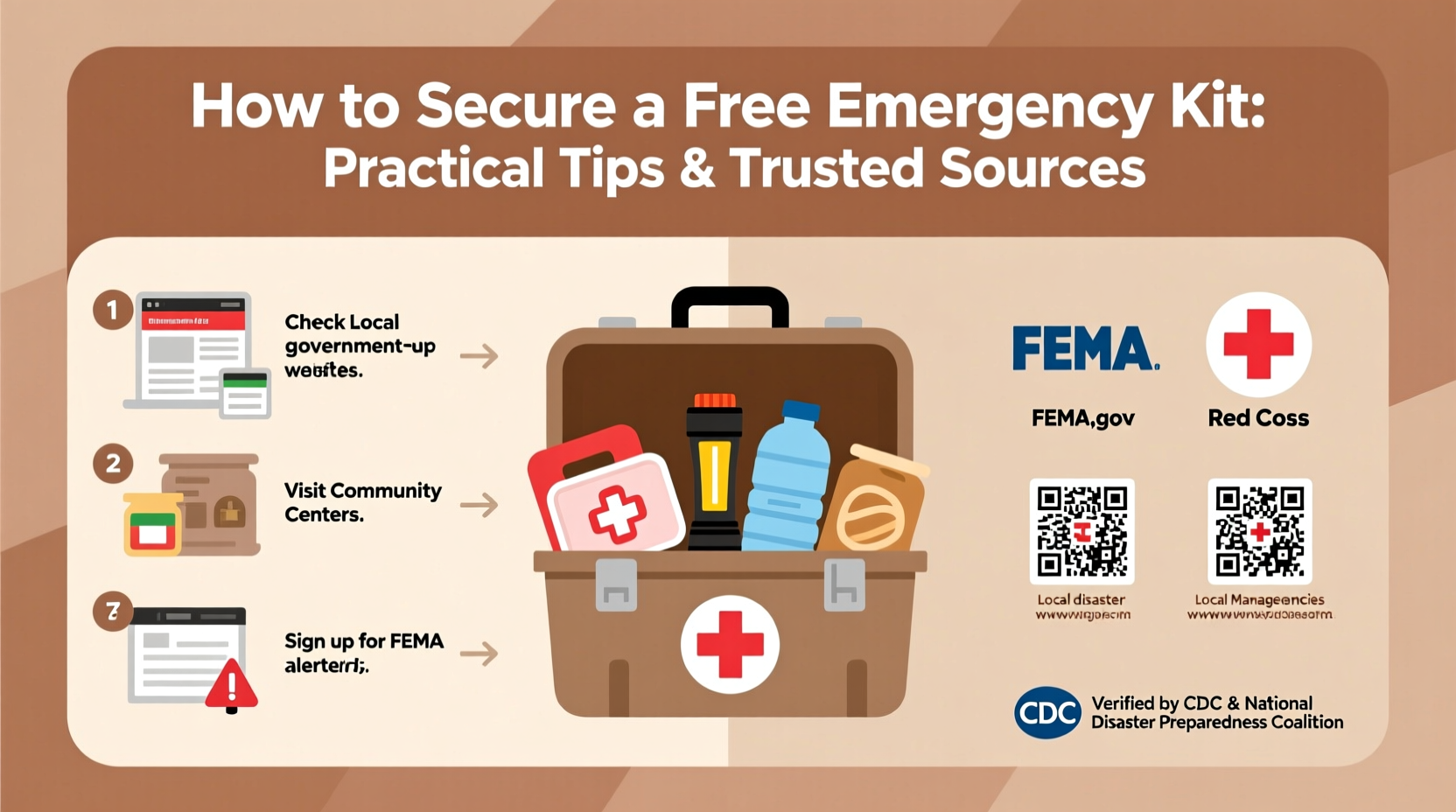 how to secure a free emergency kit practical tips and trusted sources