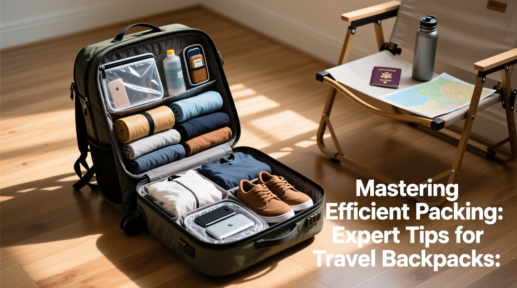 mastering efficient packing expert tips for organizing a large travel backpack