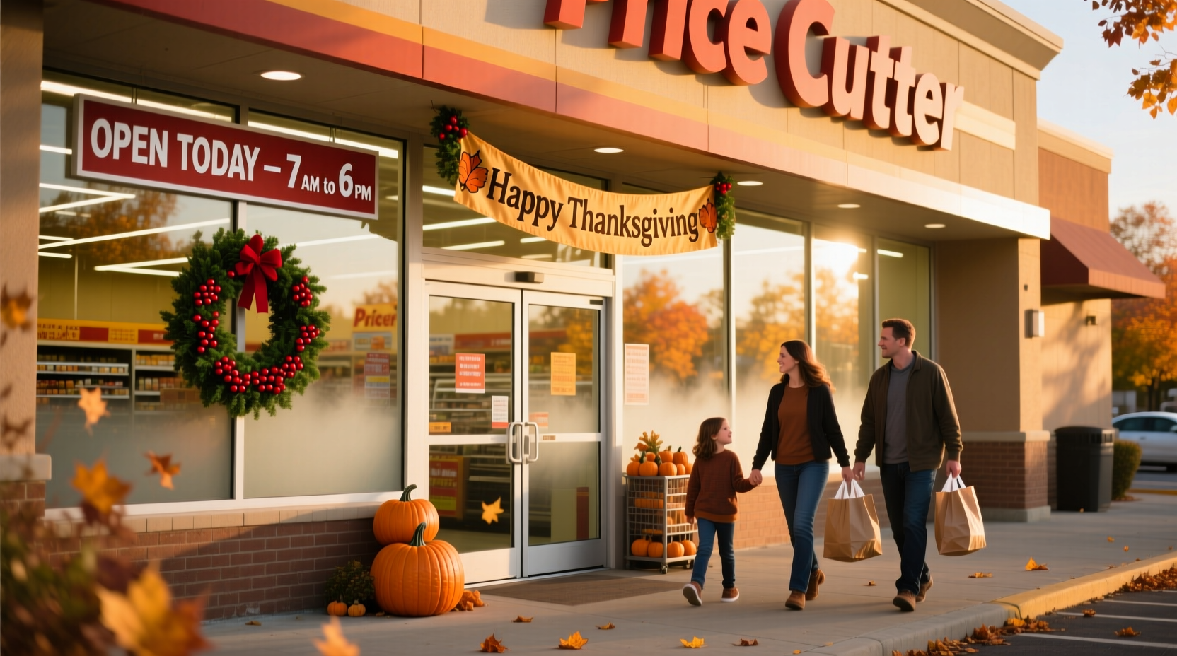 is price cutter open on thanksgiving