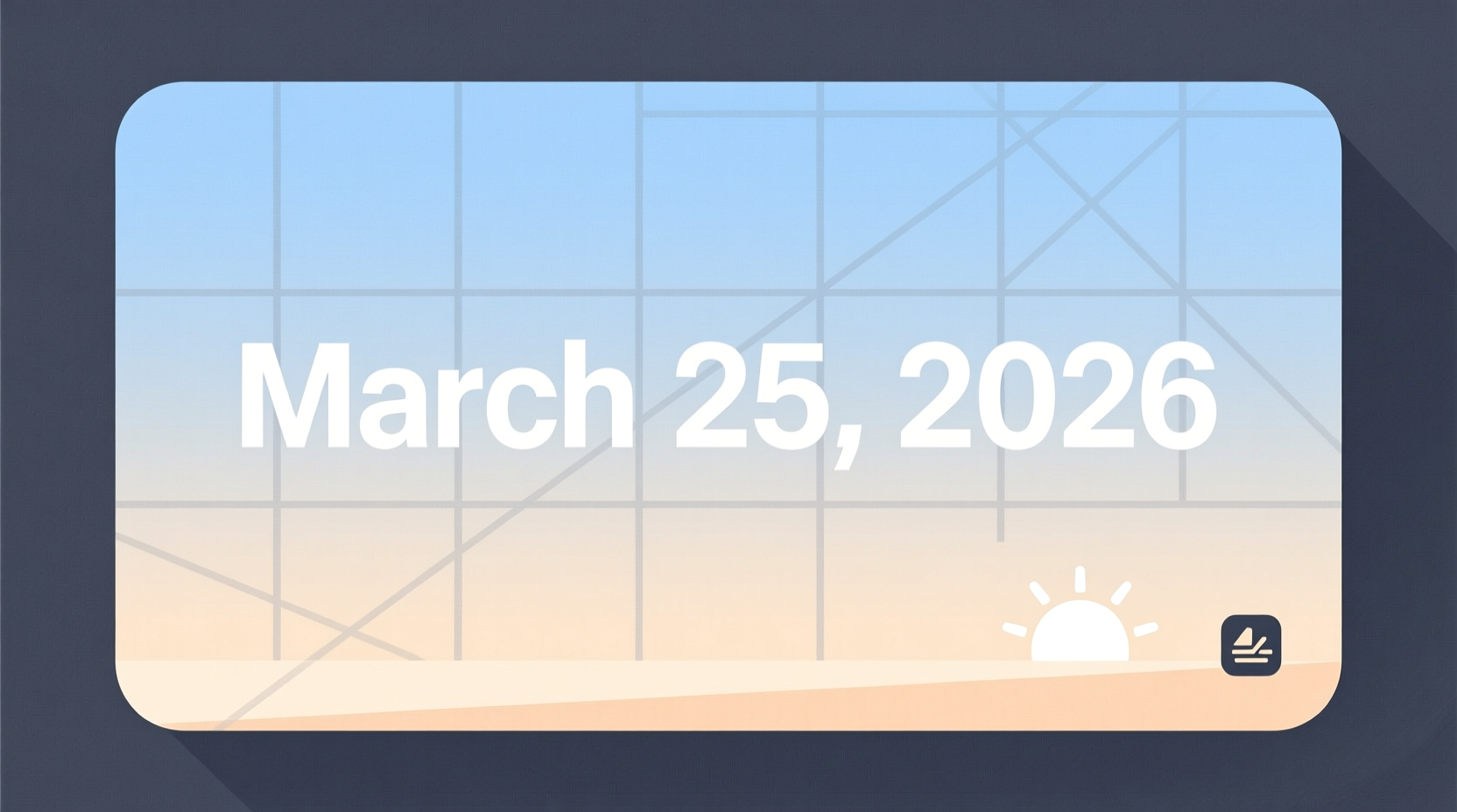 march 25 2026 day of the week