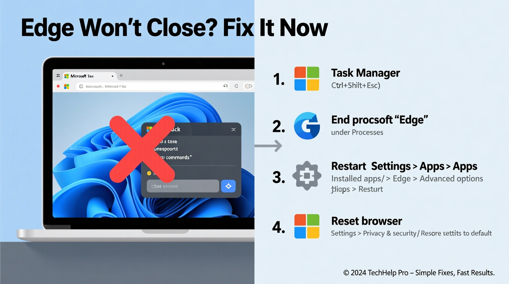 edge wont close how to fix microsoft edge not closing