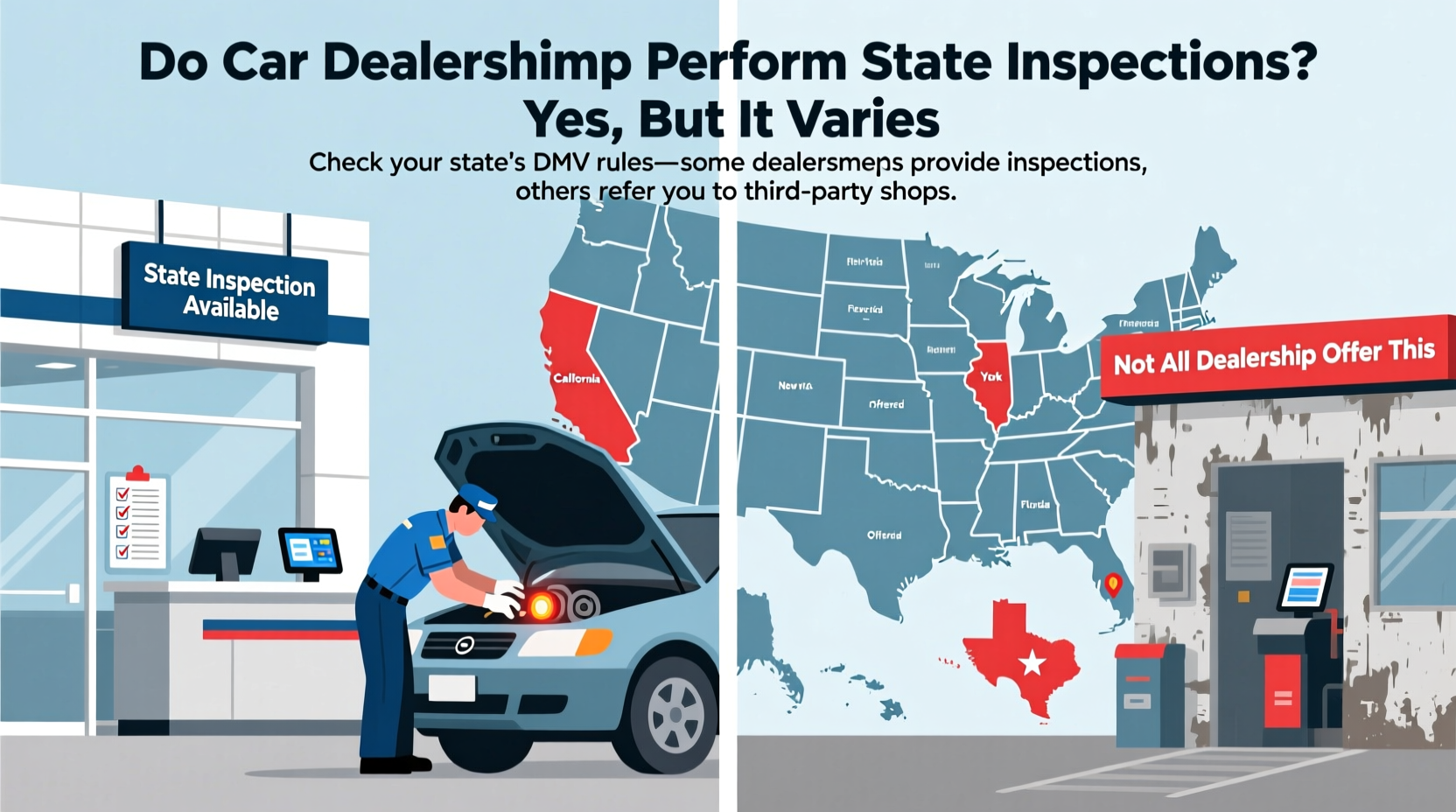 do car dealerships do state inspections