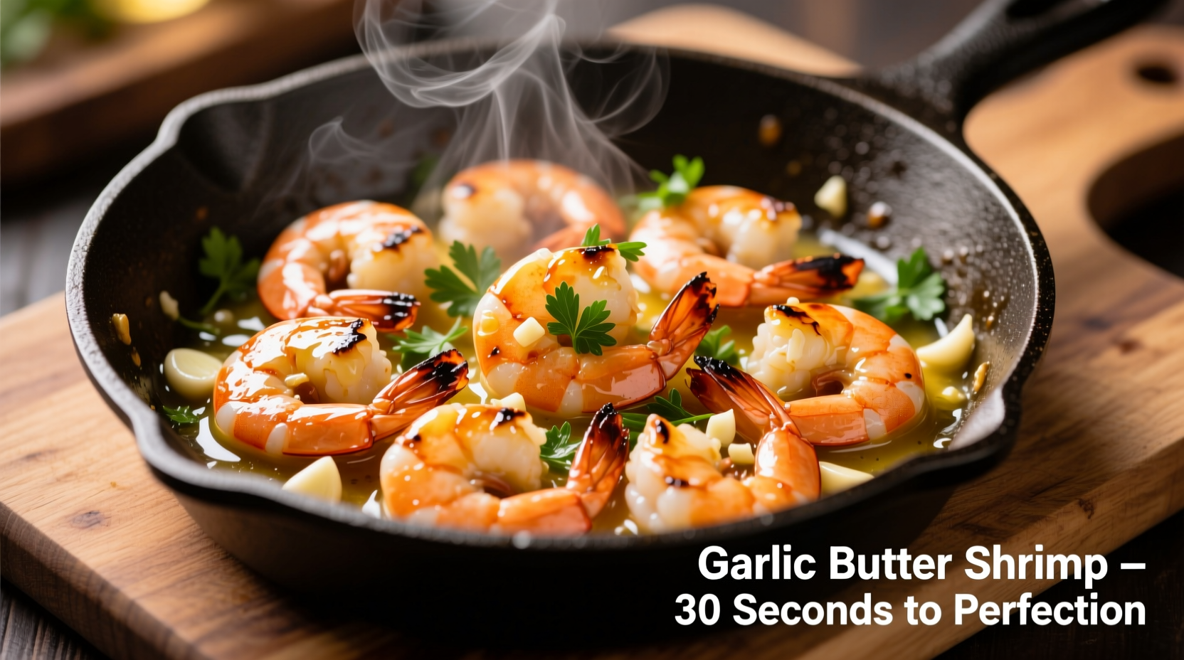 Perfect Sautéed Shrimp with Butter and Garlic Recipe