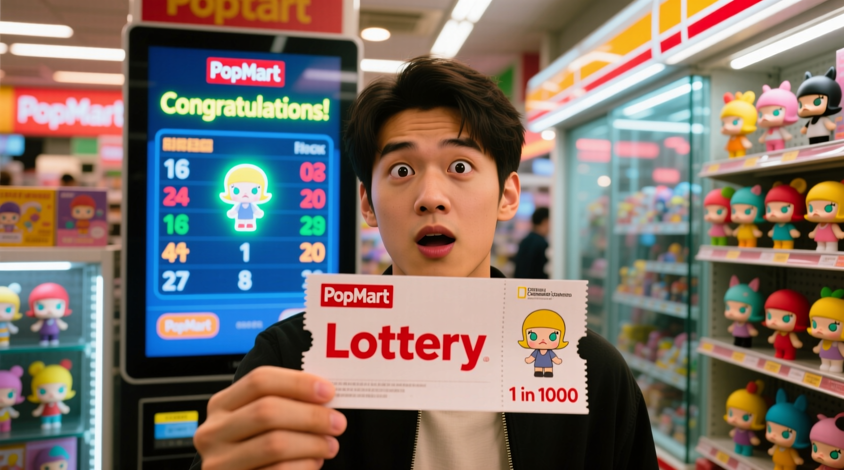 is the popmart lottery real