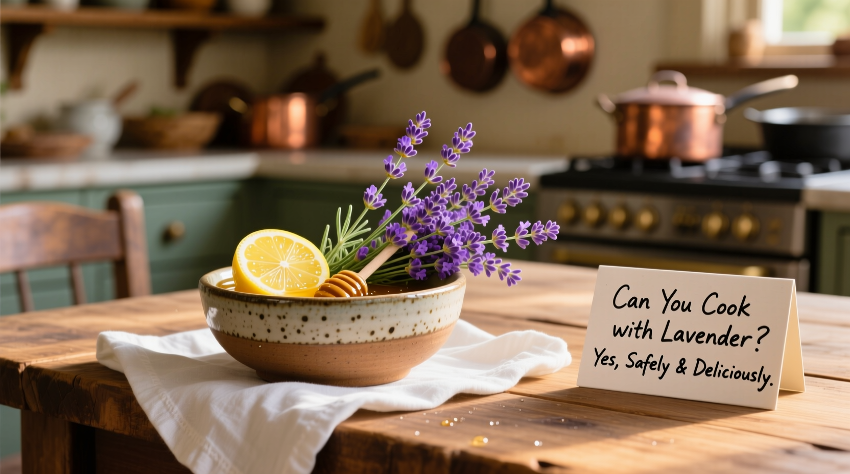 can you cook lavender