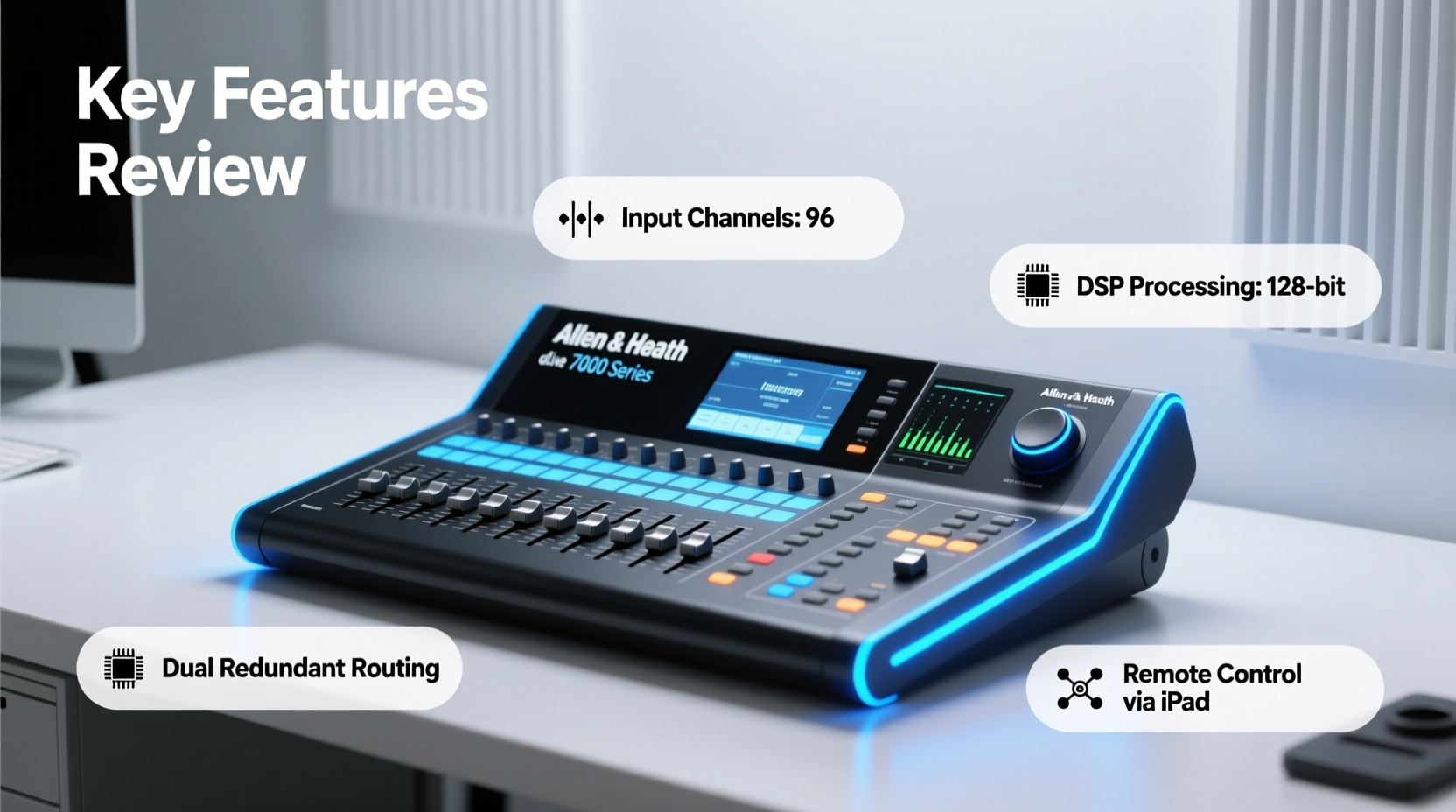 allen and heath digital mixer dlive 7000