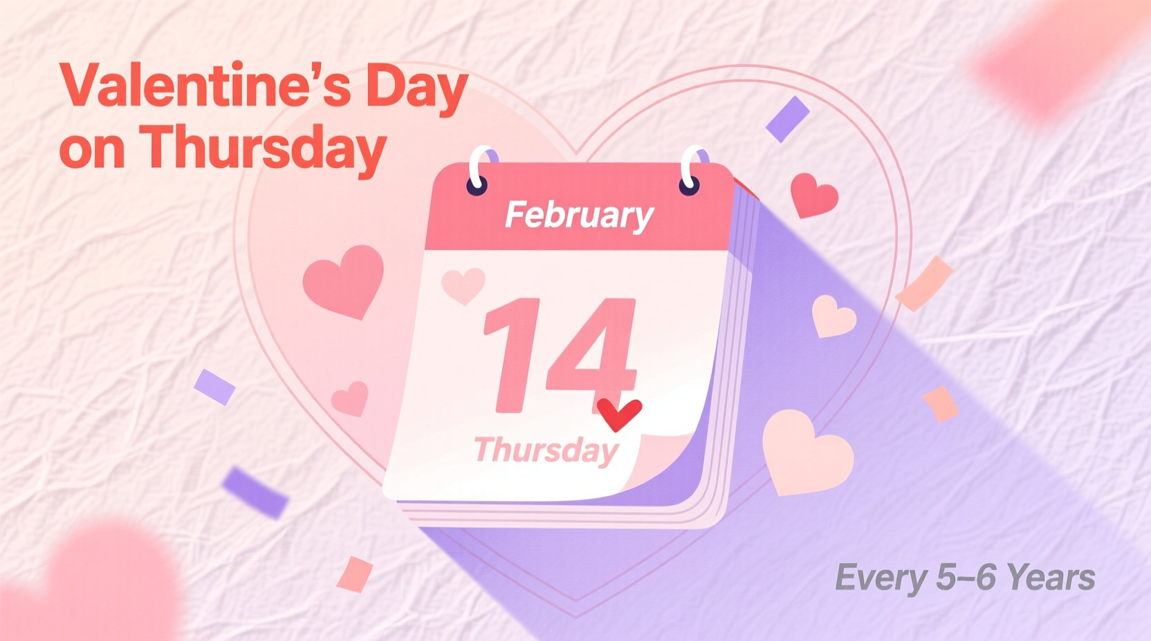 how often does valentines day fall on a thursday