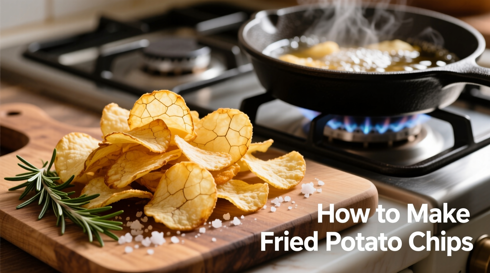 how to make fried potato chips