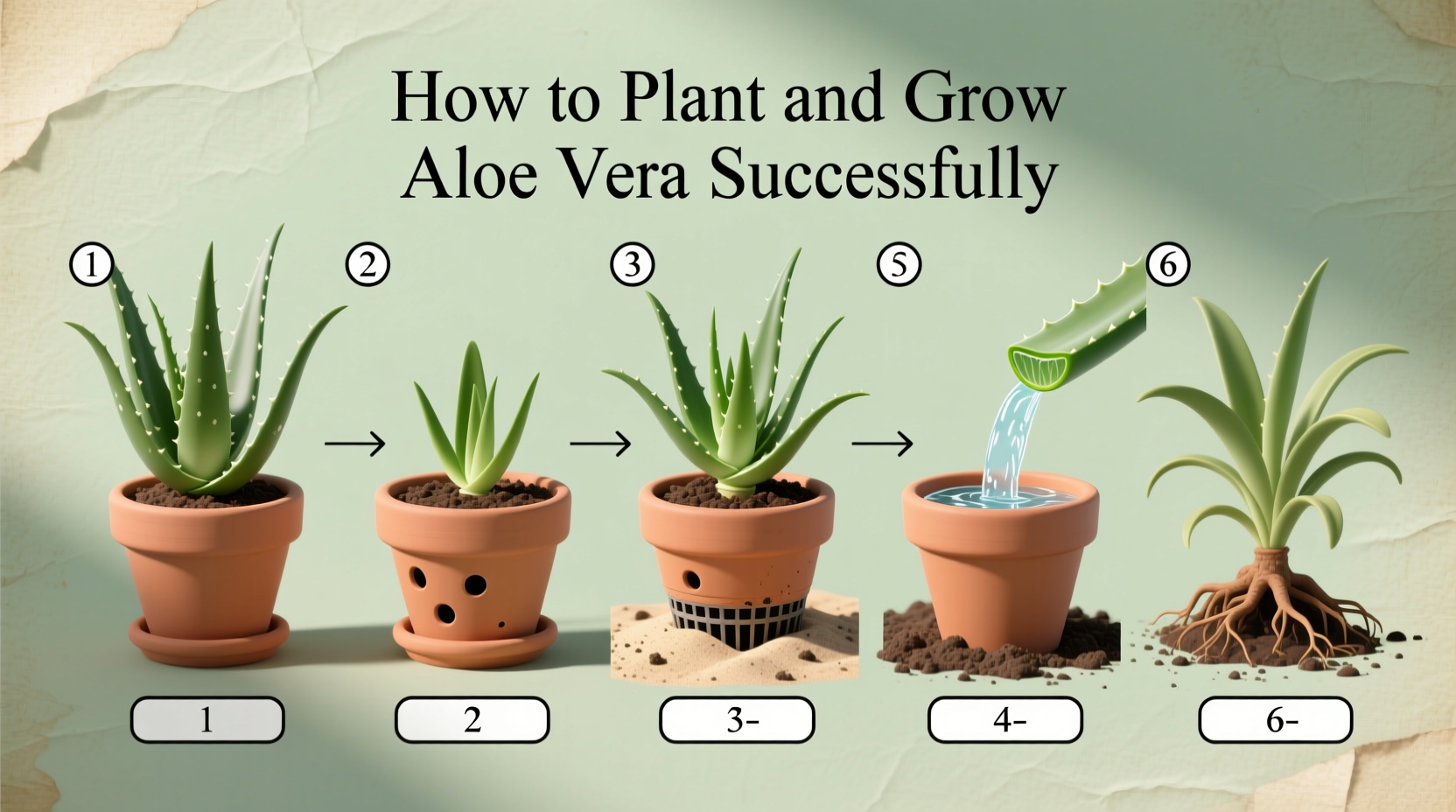 how to plant and grow aloe vera
