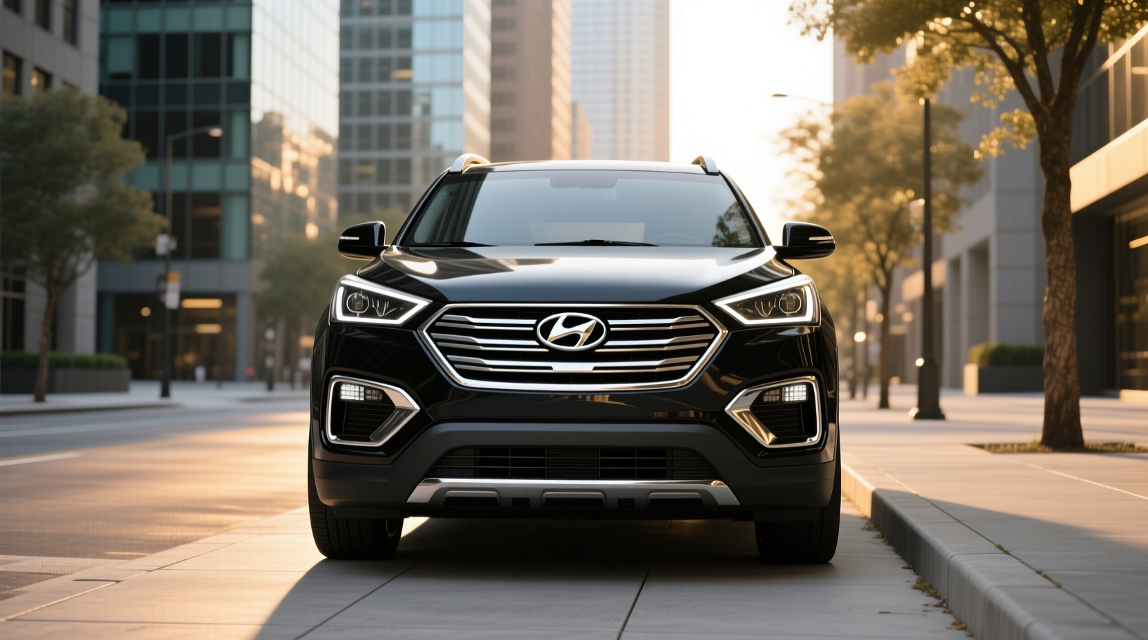 2017 hyundai santa fe front bumper guide