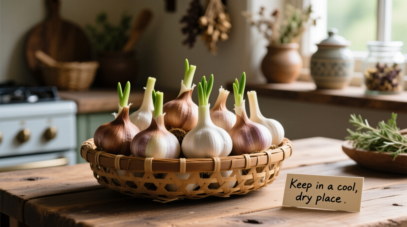how do you keep garlic