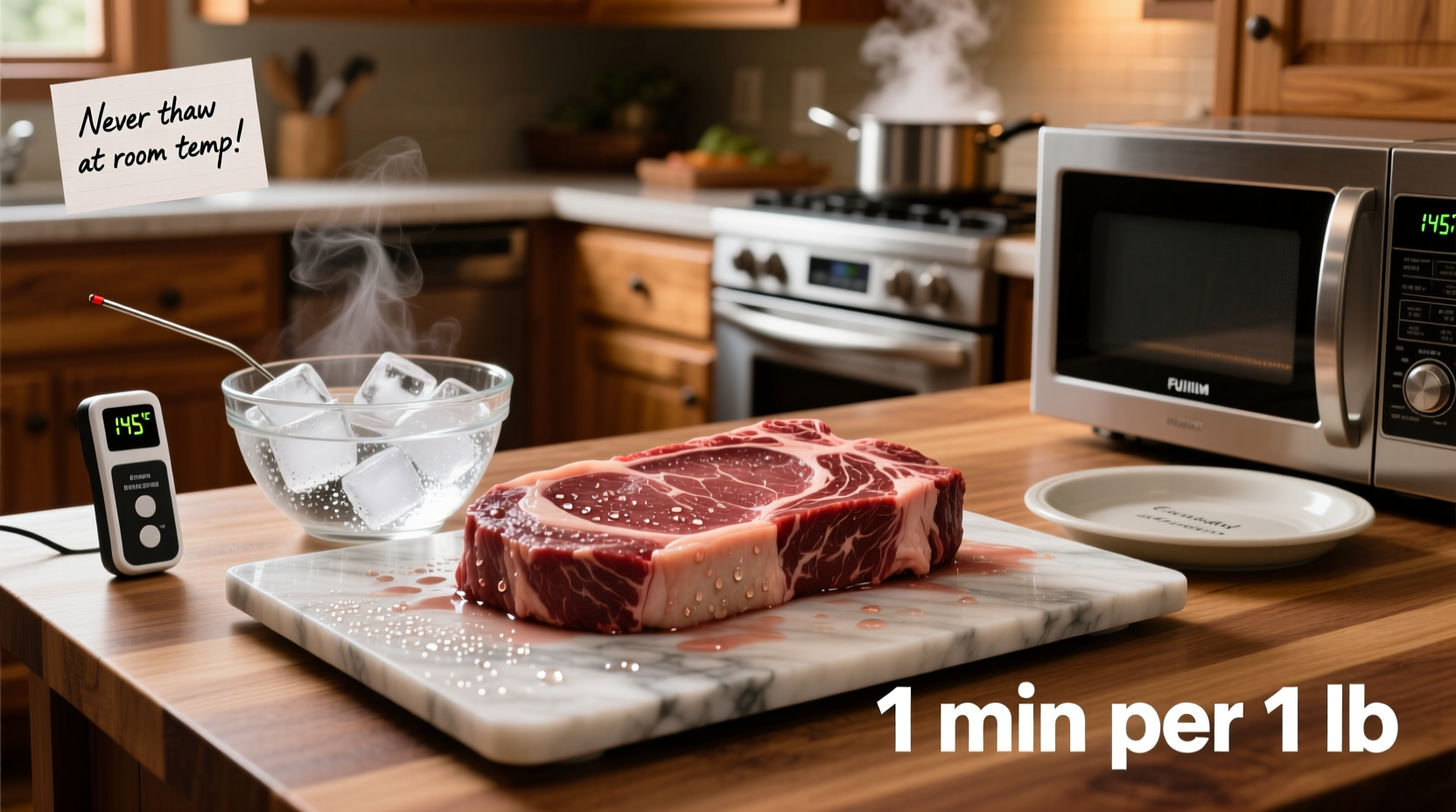 the ultimate guide to defrost meat fast without compromising safety or flavor