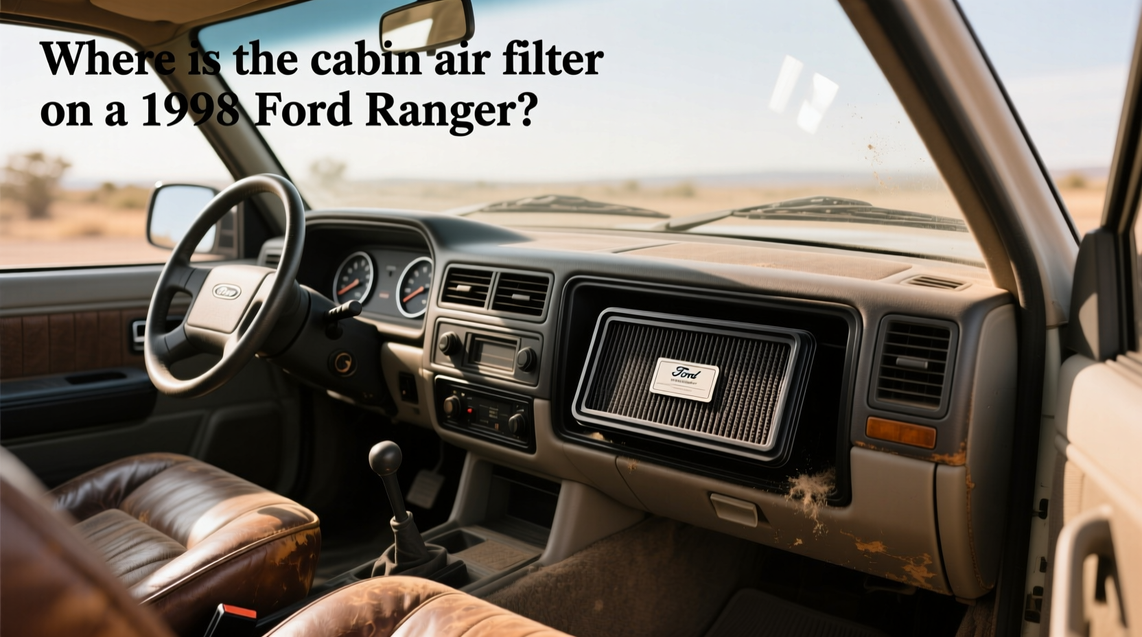 How to Replace Cabin Air Filter on 1998 Ford Ranger