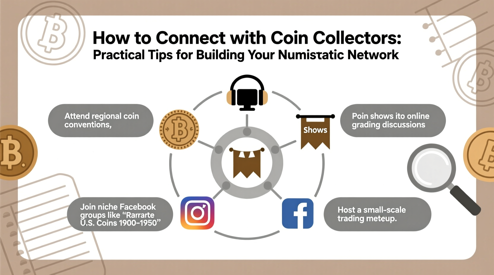 how to connect with coin collectors practical tips for building your numismatic network