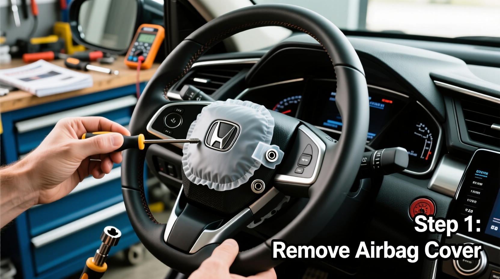 2019 civic lx steering wheel replacement