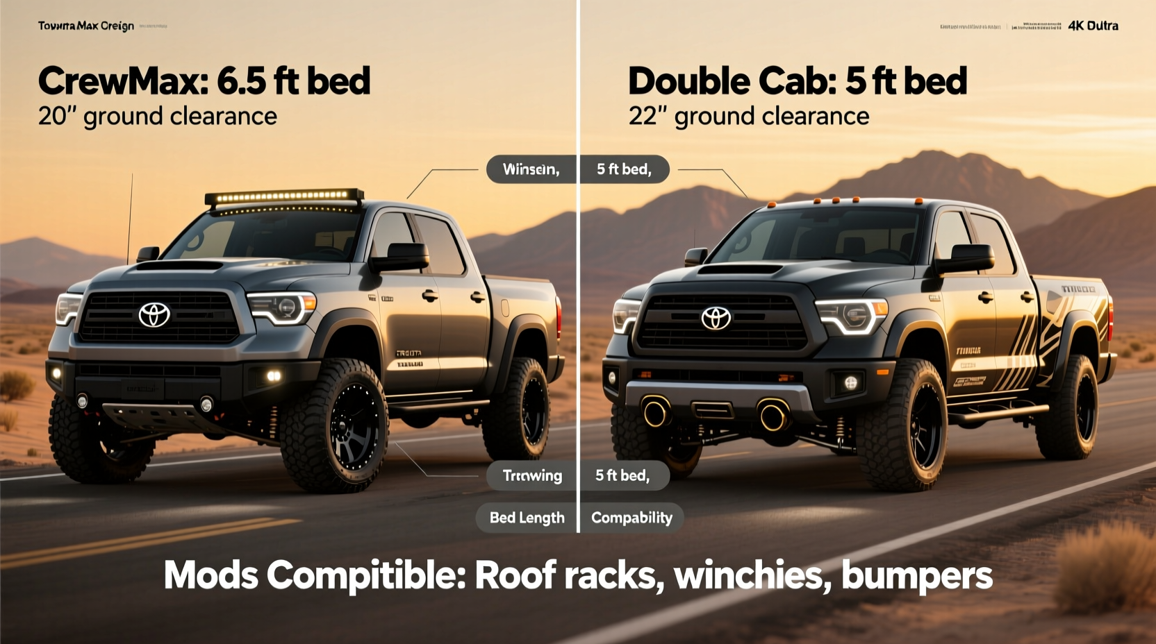 tundra crewmax vs doublecab mod