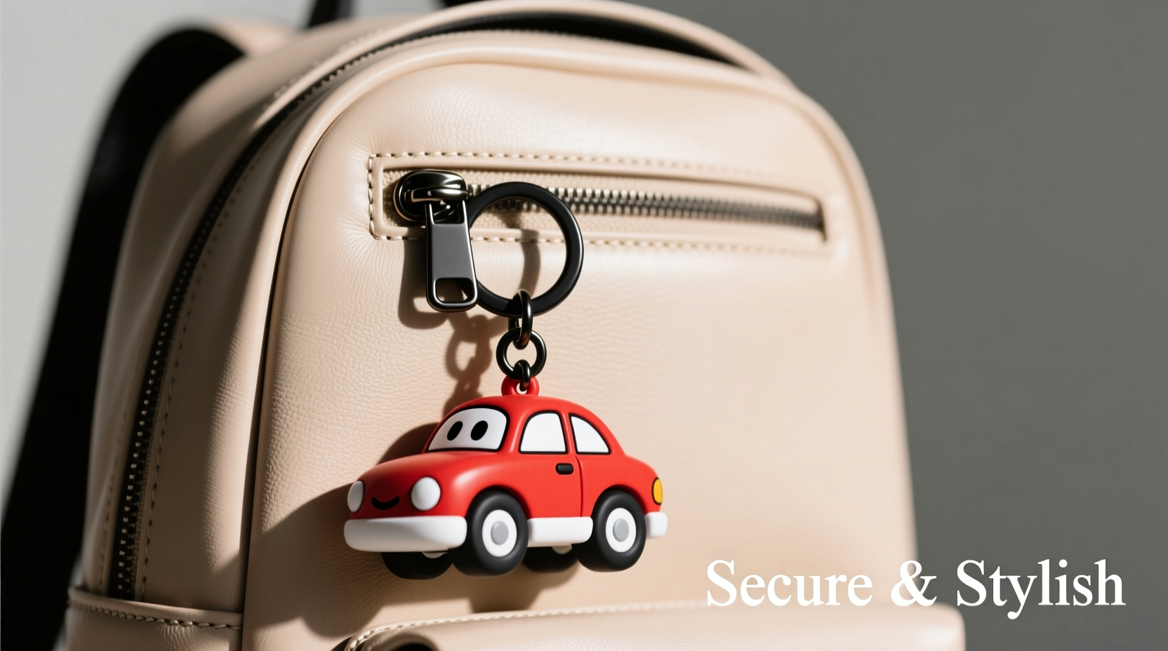easy and stylish methods to attach a cartoon car keychain to your backpack safely