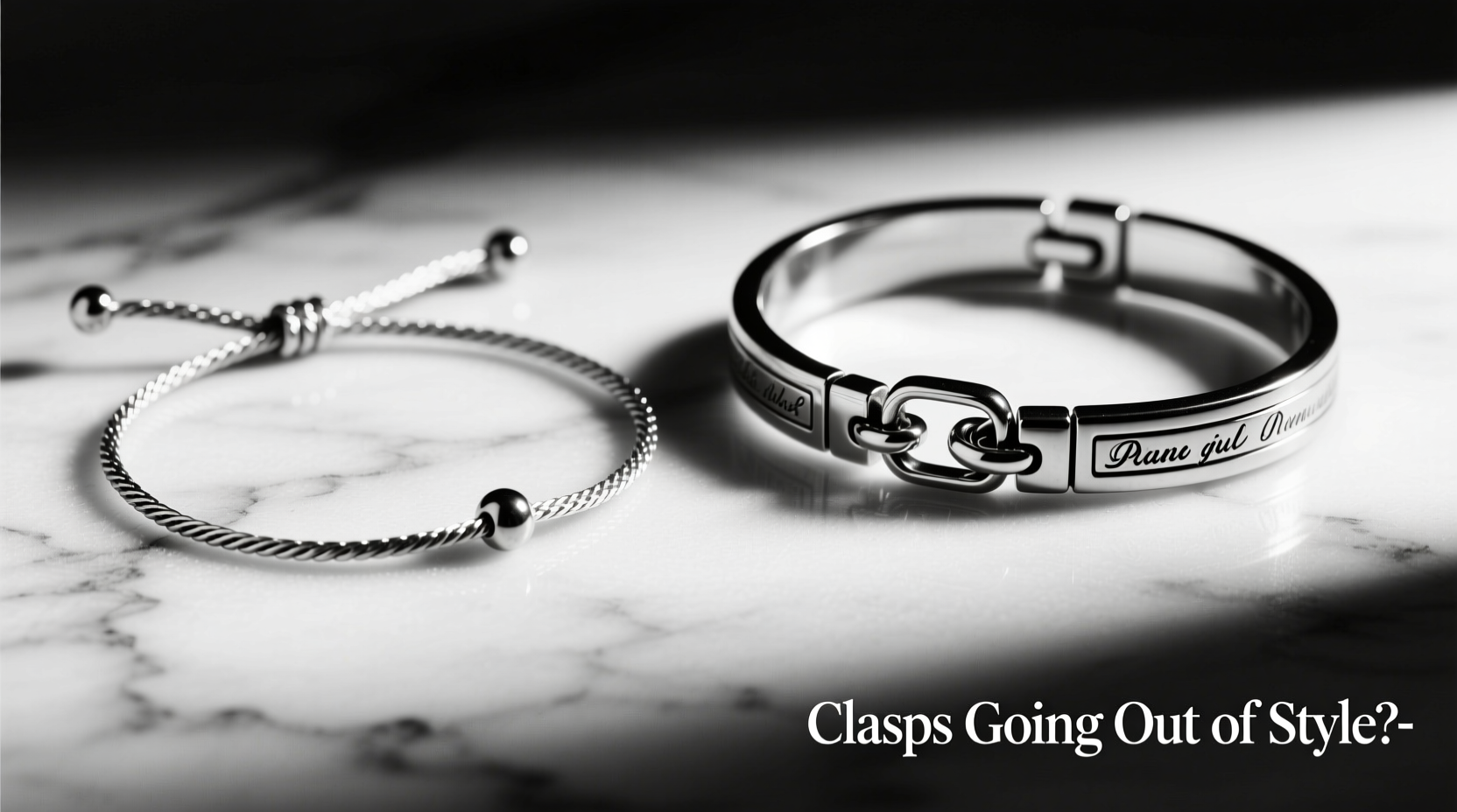 pull string vs clasp bracelets are clasps going out of style