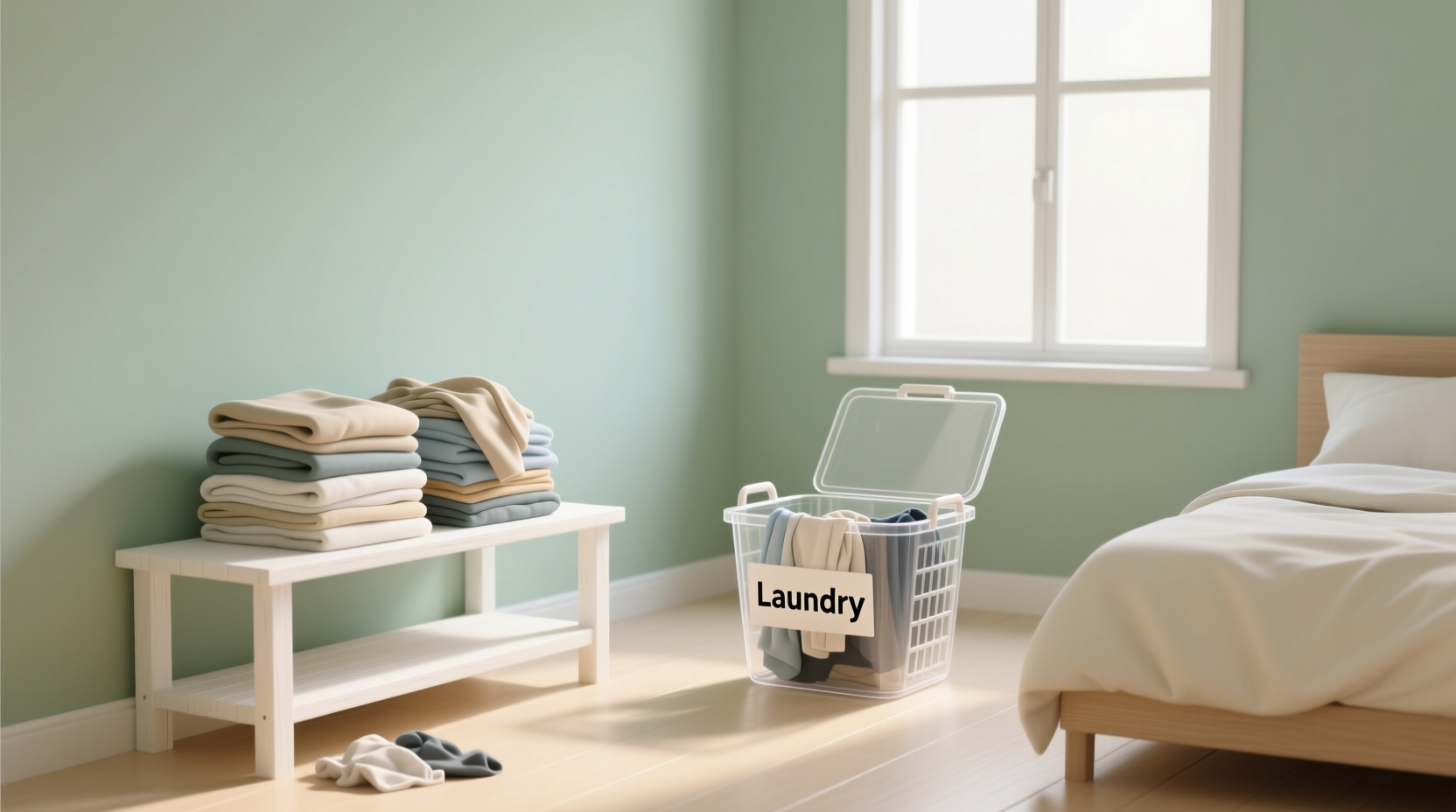 how to keep the laundry pile away