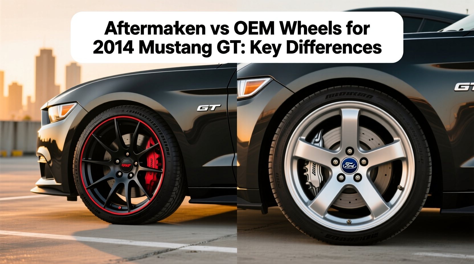 aftermarket vs oem 2014 mustang gt wheel