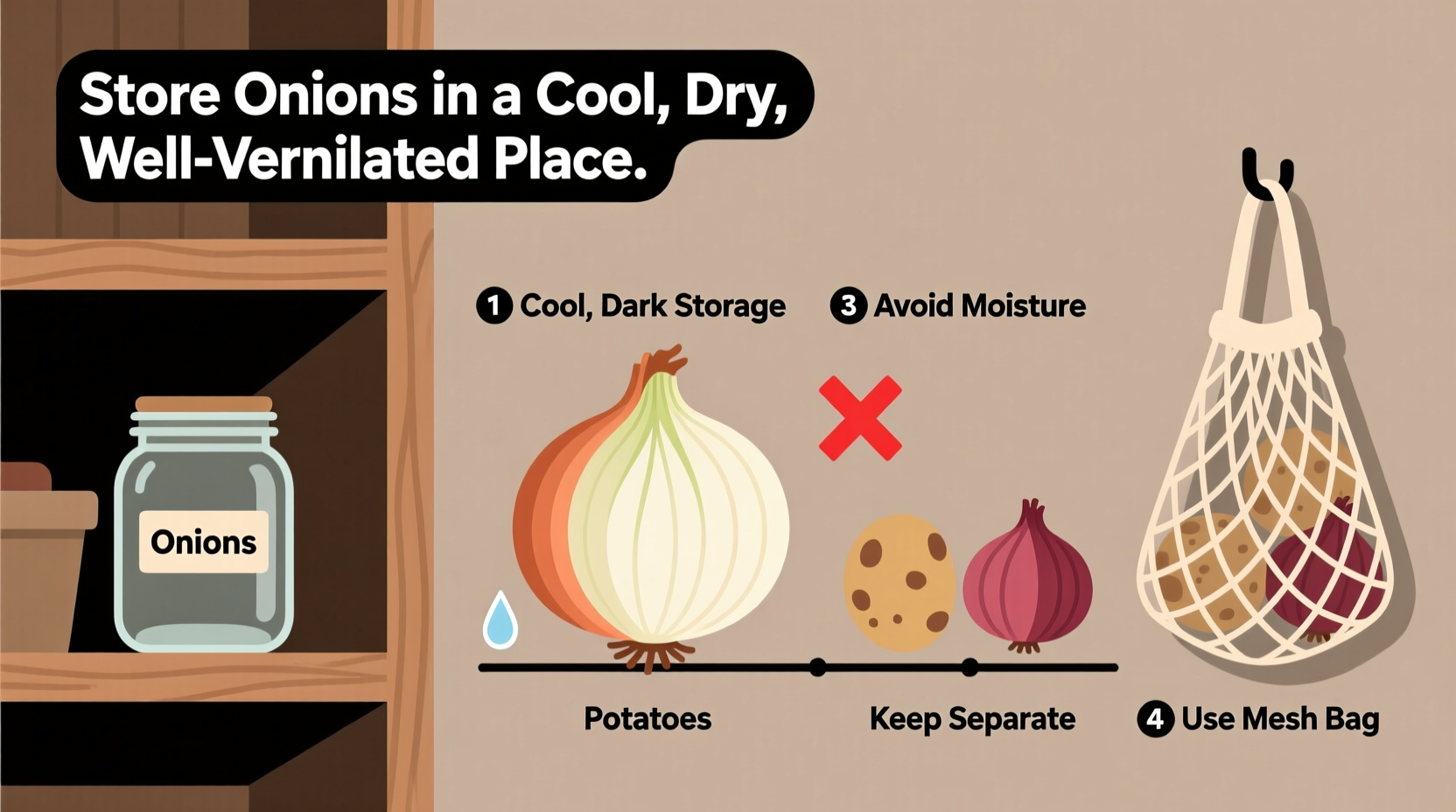 how to store an onion