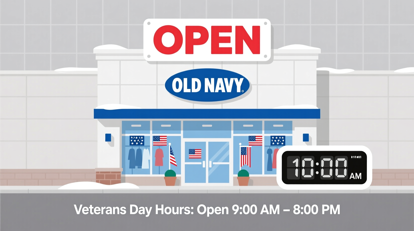 is old navy open on veterans day