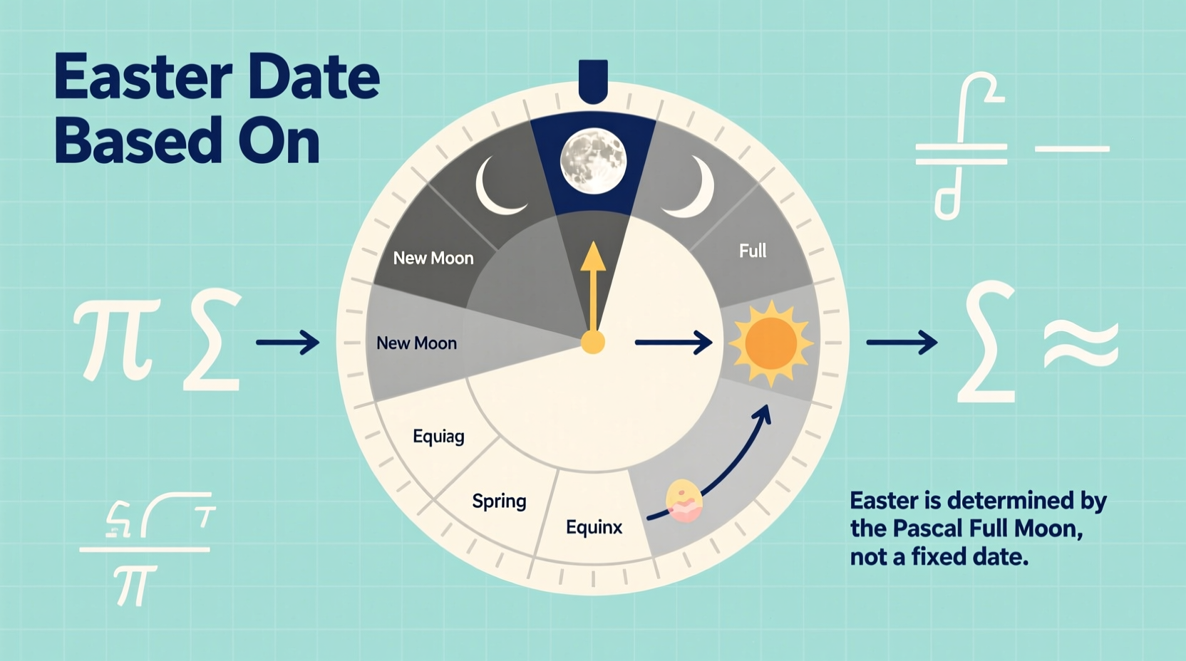 what is the easter date based on