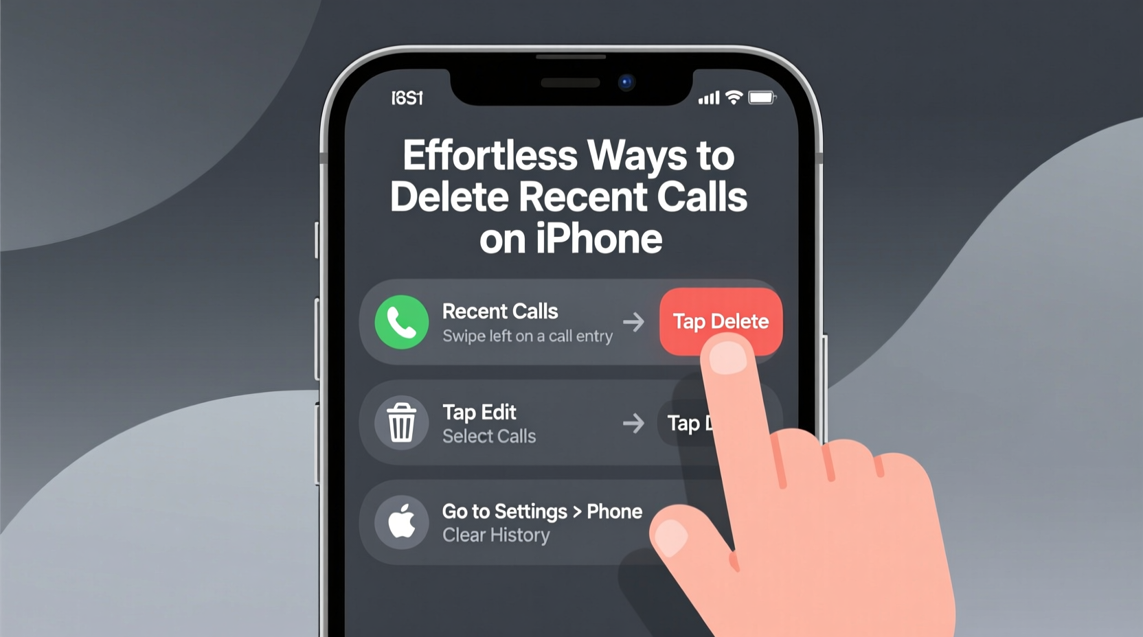 effortless ways to delete recent calls on iphone for a clean call log