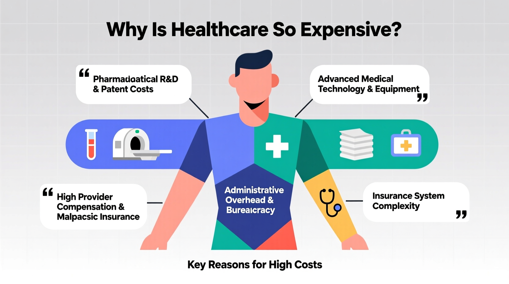 why is healthcare so expensive key reasons for high costs