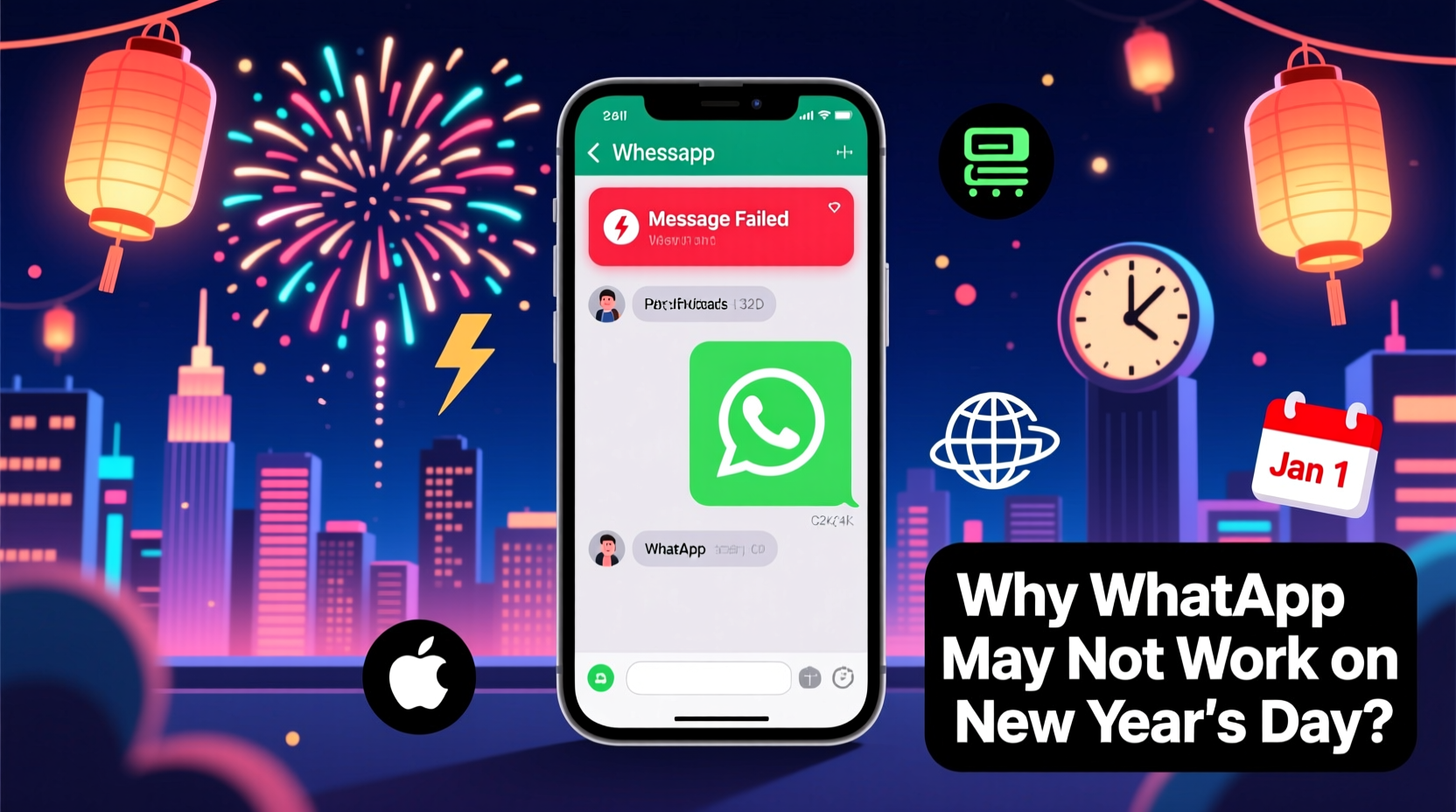 why is my whatsapp not working on new year