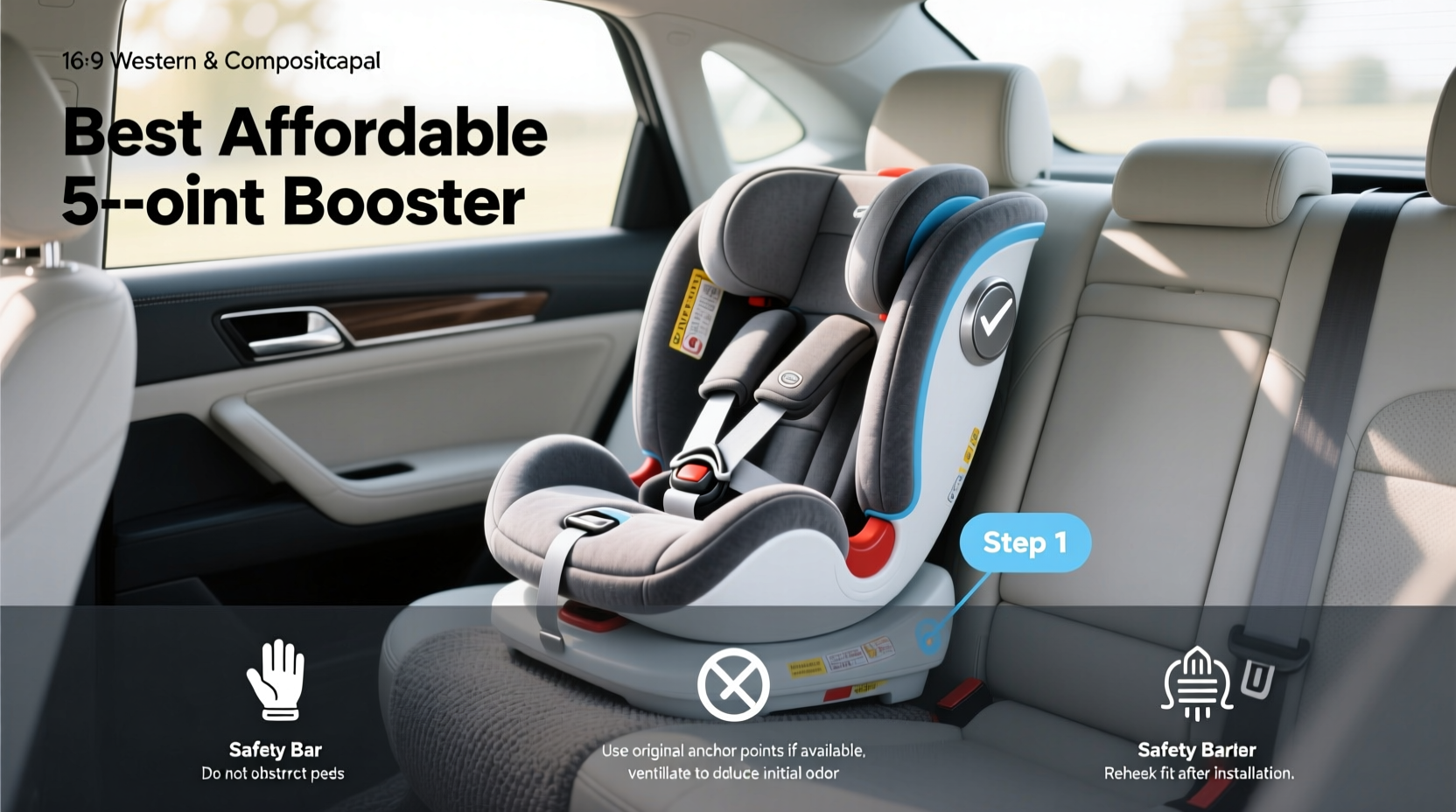 best affordable 5 point harness booster seat