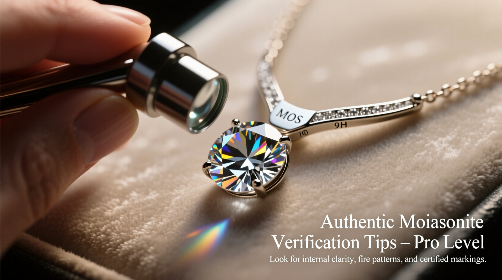 expert tips to verify authentic moissanite in designer necklaces like a pro