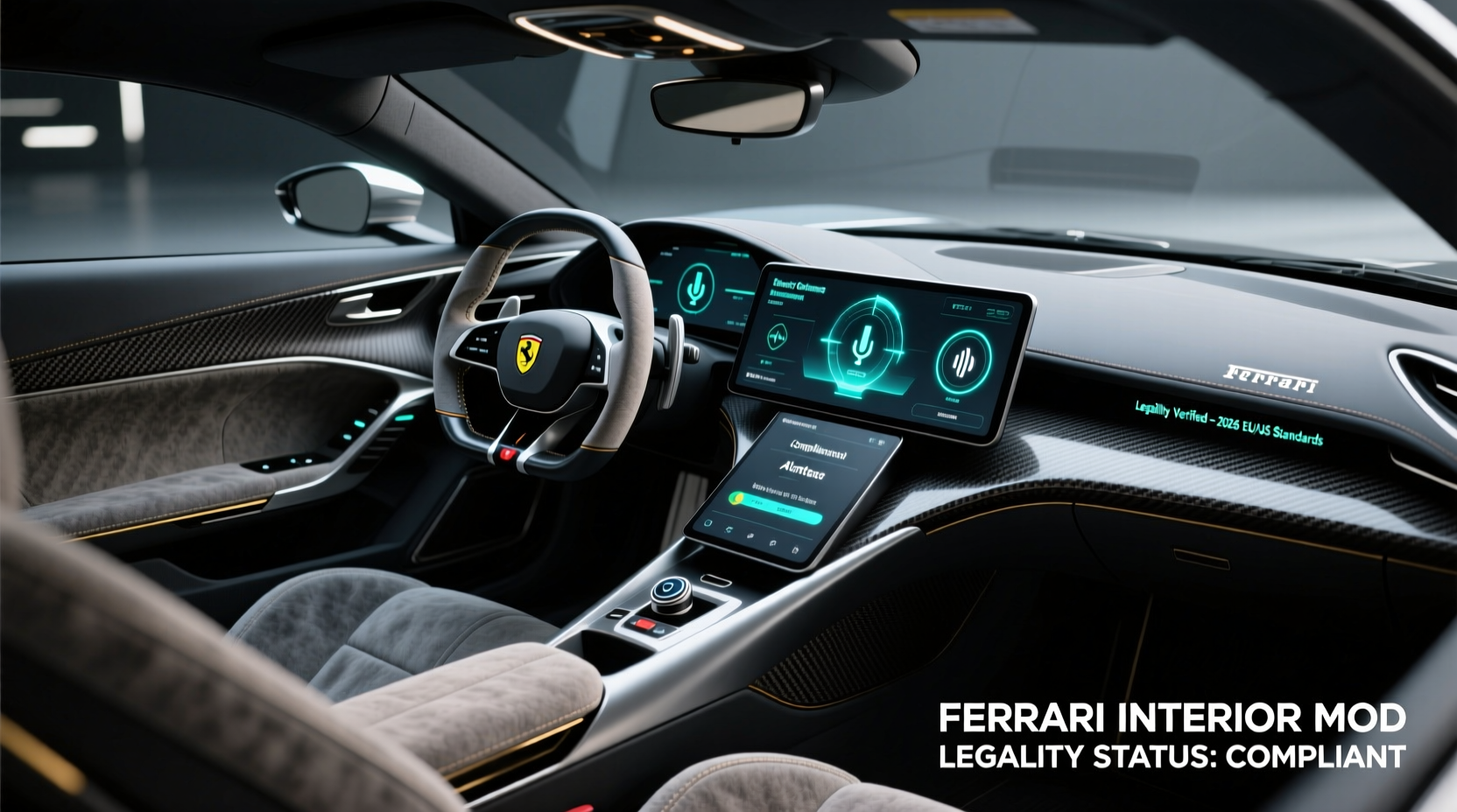 ferrari interior mod legality 2026