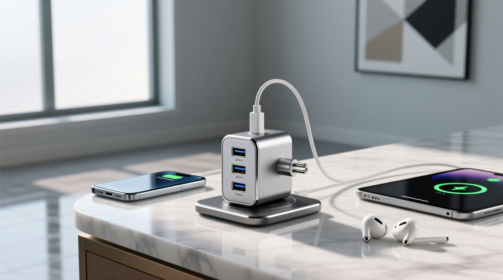 3 in 1 mobile charger