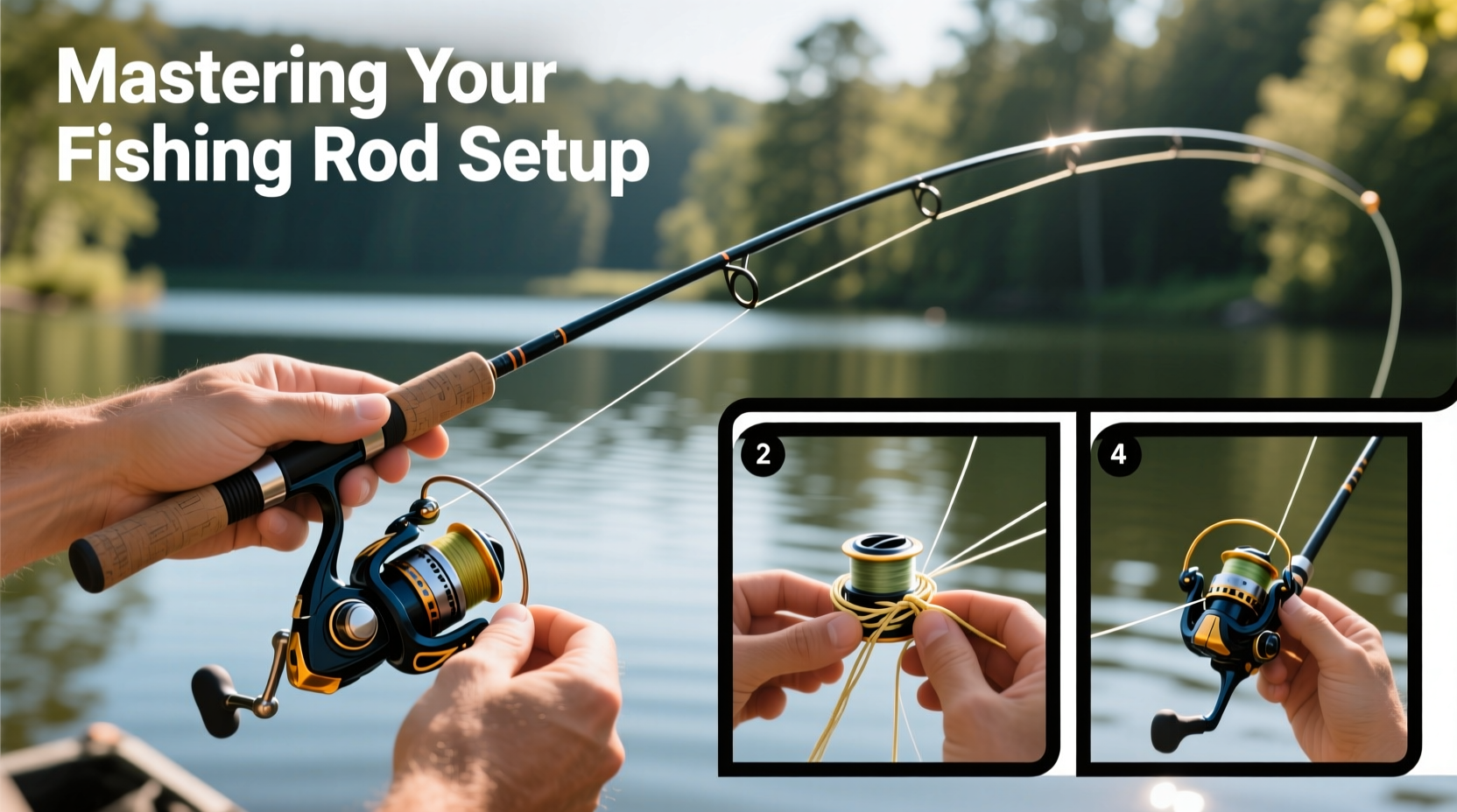 mastering your fishing rod setup a step by step guide for smooth casting and catching