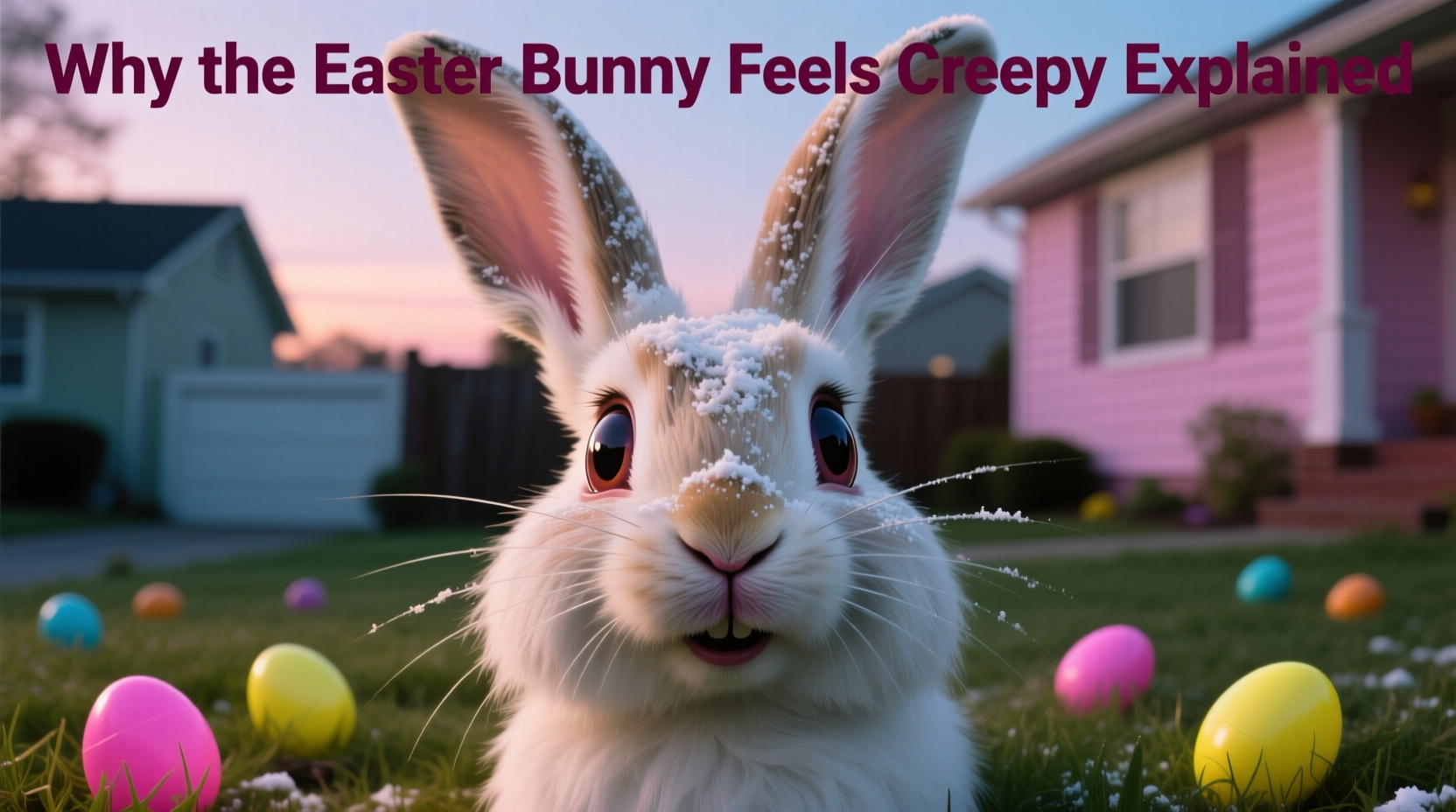why is the easter bunny so creepy